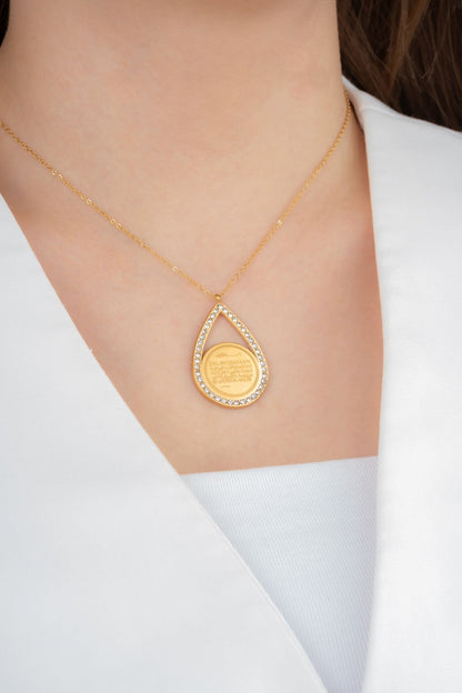 Damla Ayet-el Kürsi Kolye