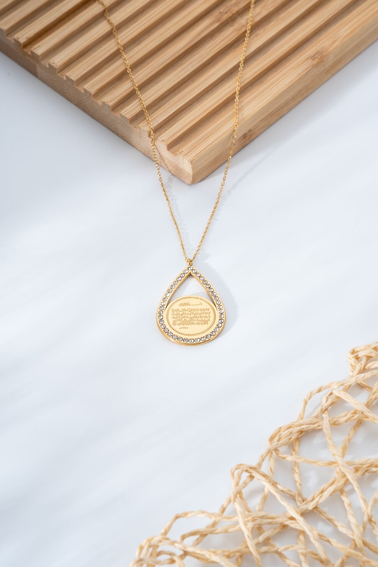 Damla Ayet-el Kürsi Kolye