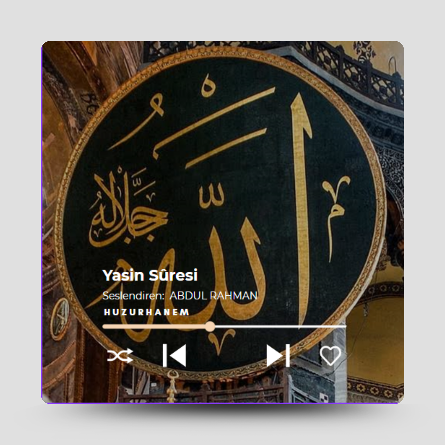 Huzurhanem™ Kur'an-ı Kerim Sesli Magnet