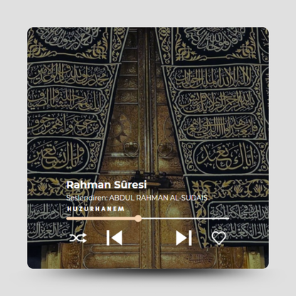 Huzurhanem™ Kur'an-ı Kerim Sesli Magnet