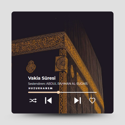 Huzurhanem™ Kur'an-ı Kerim Sesli Magnet