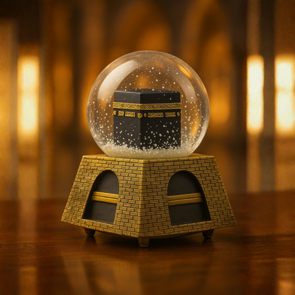 Kâbe Kar Küresi – İlahili Ve Su Efektli