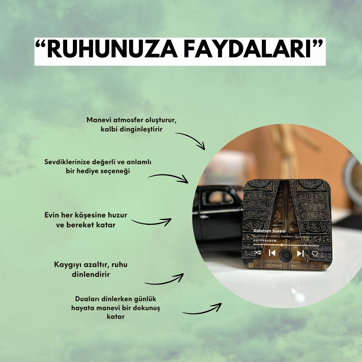 Huzurhanem™ Kur'an-ı Kerim Sesli Magnet