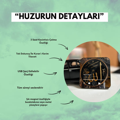 Huzurhanem™ Kur'an-ı Kerim Sesli Magnet